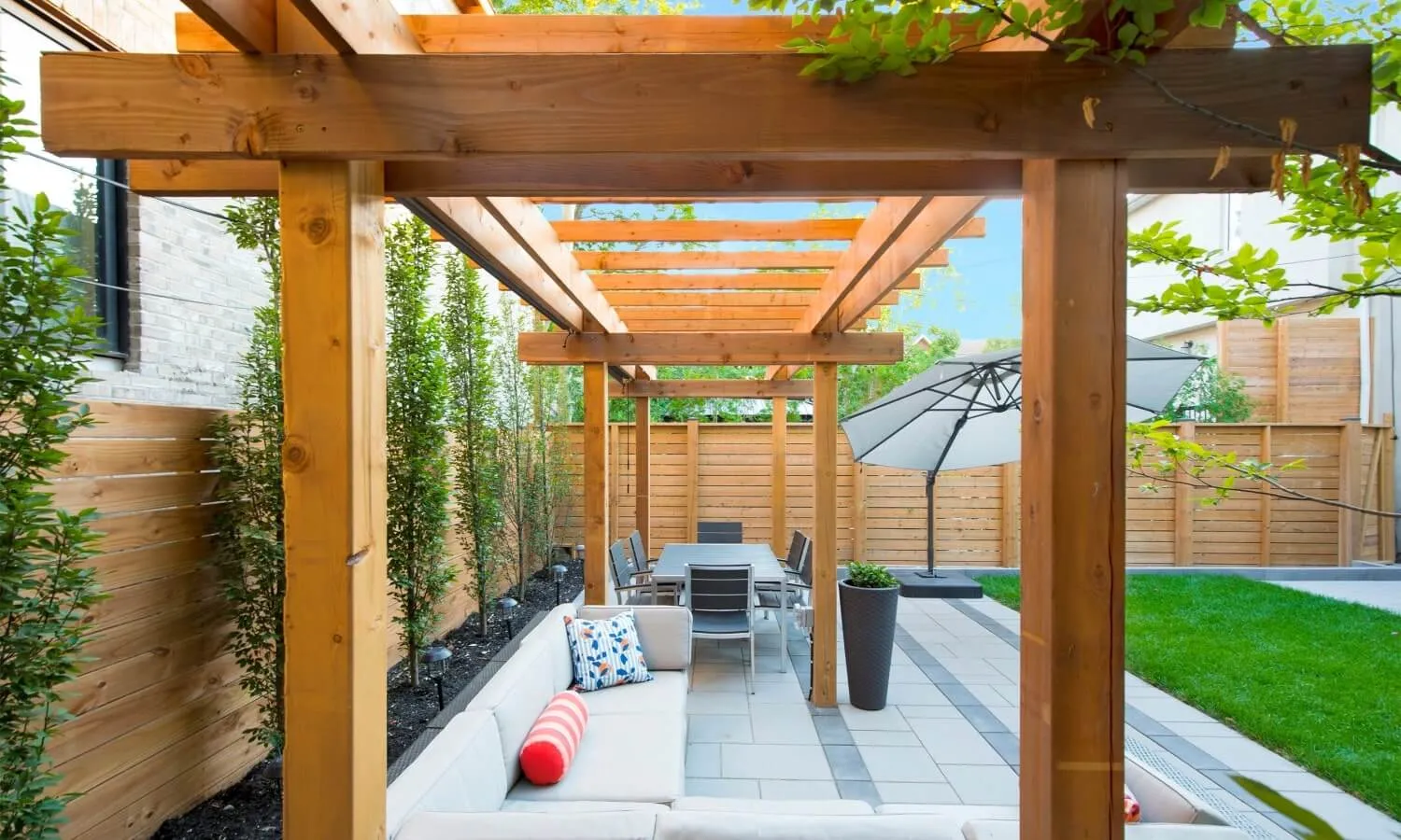 Custom pergola